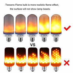 LED Flame Effect Light Bulb