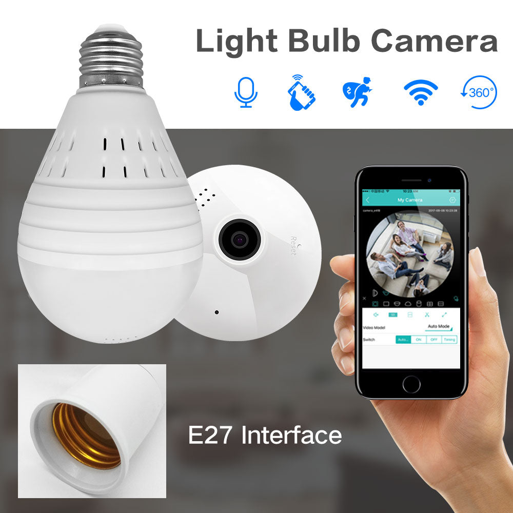Wireless IP Fisheye Camera